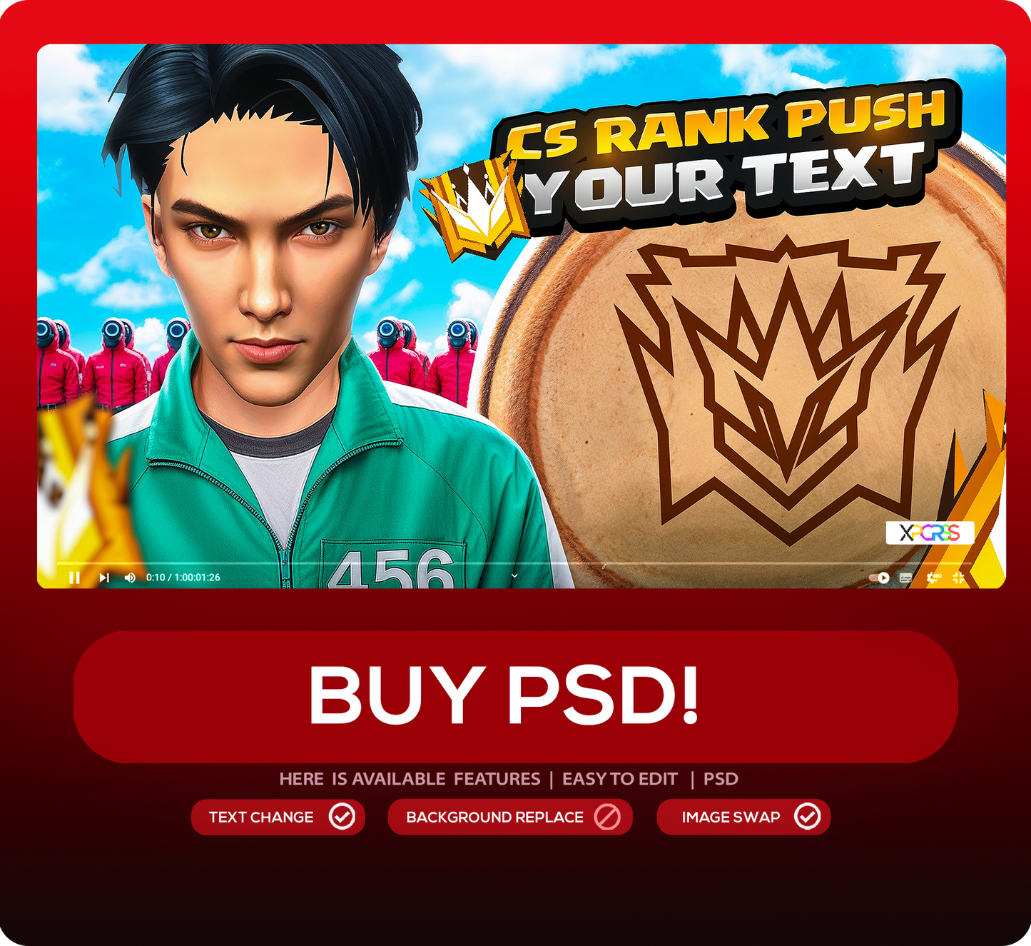 SQUID GAME RANK PUSH