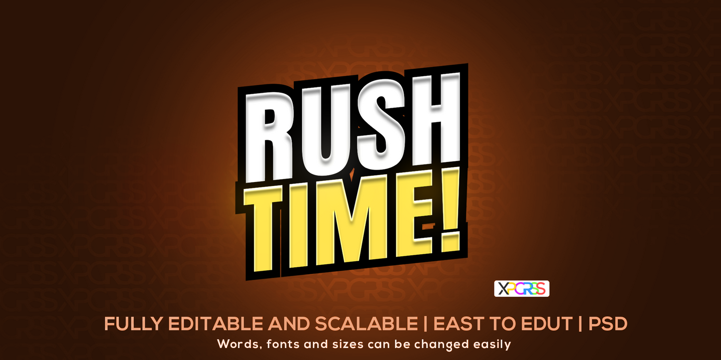 rush time text xpcrss