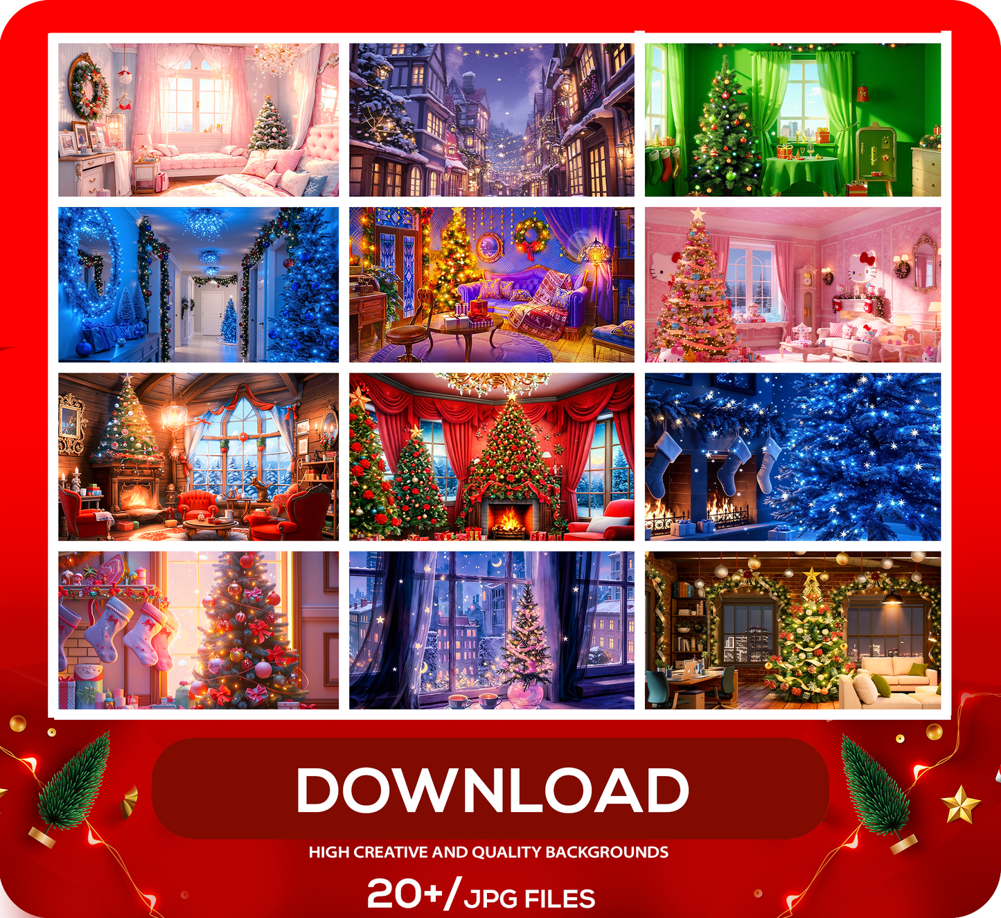 Christmas 4K BACKGROUND