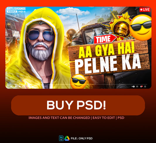 AGGRESSIVE THUMBNAIL PSD