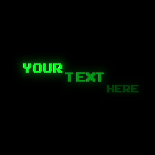 Slide up letters 2Q AN