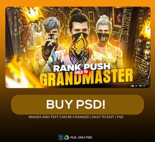 RANK PUSH THUMBNAIL PSD