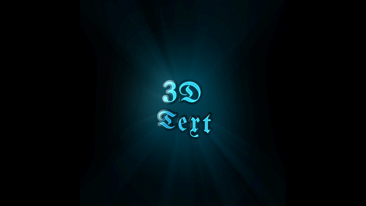 3D Opera Text