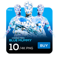 BLUE MUMMY SET