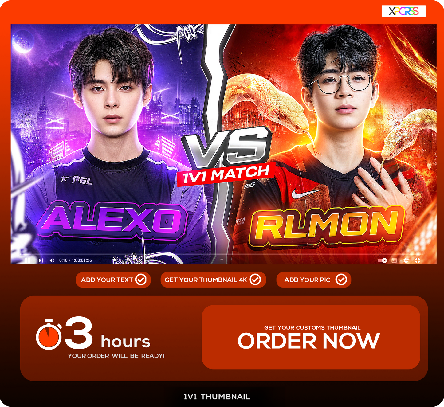 1vs1 THUMBNAIL
